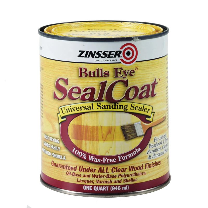 Bulls Eye Seal Coat - Universal Sanding Sealer - Solvent Based - Gloss - Size:1 Quart